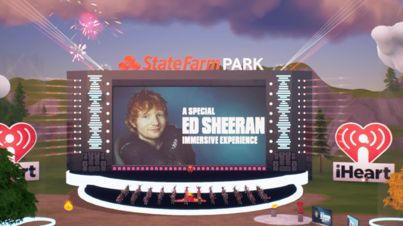 State Farm and iHeartMedia to host Ed Sheeran experience in Fortnite