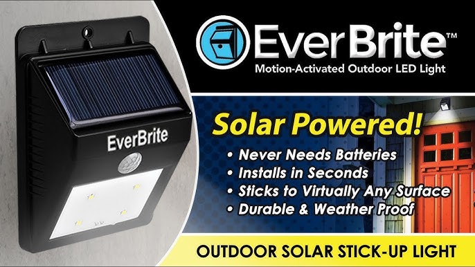 Ever Brite Solar Light: Motion-Activated Outdoor Security Lighting Made Easy