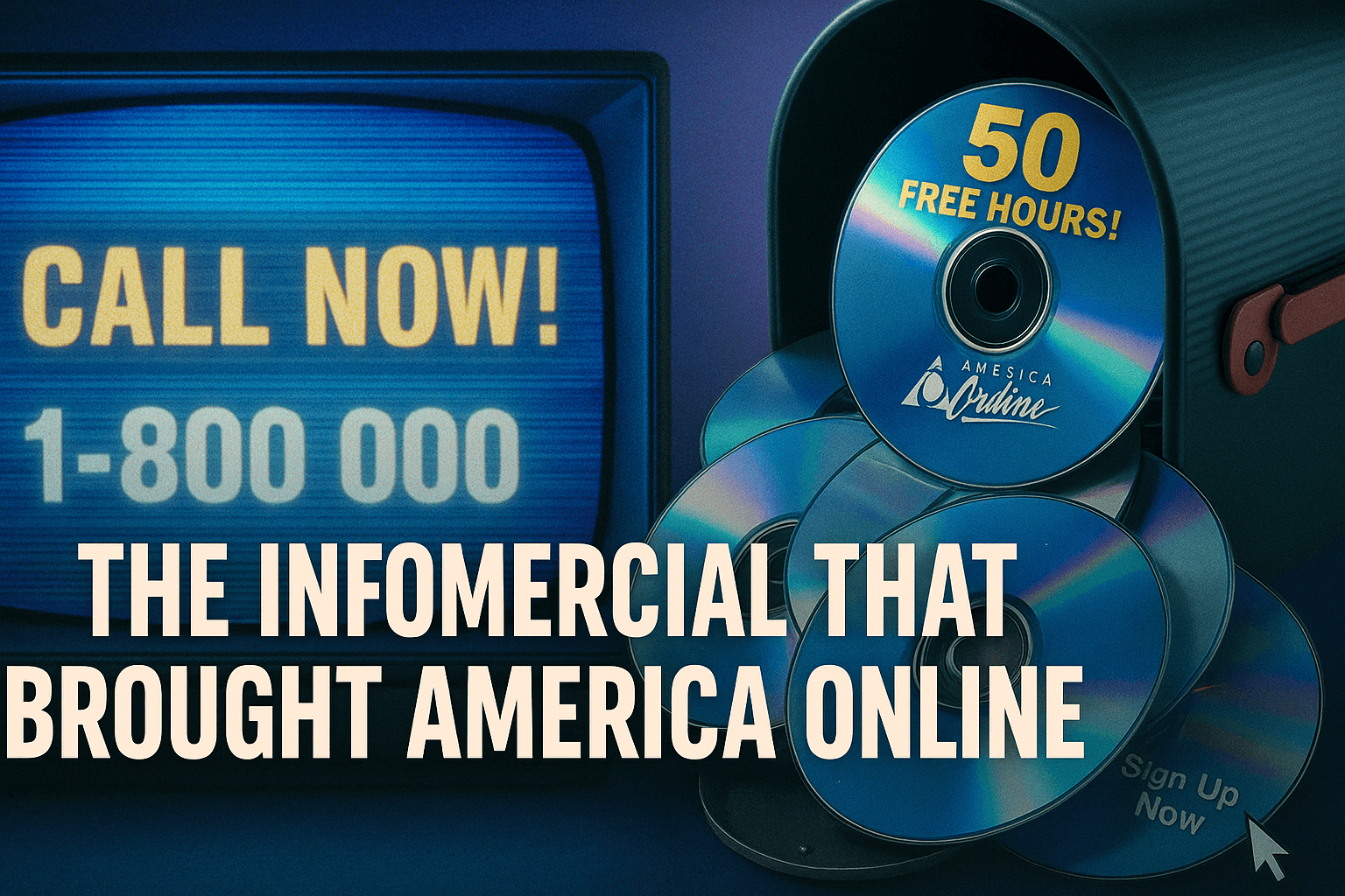 How AOL’s Free Trial CDs Became the Infomercial of the Internet Age